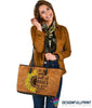 Gift For Hippie In A World Full Of Rose Be A Sunflower Leather Tote Bag HG
