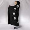 Guitar & Skulls Hooded Blanket