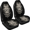 Universal Fit Polyester Fabric 3D Skull Car Seat Cover Set 009 - designfullprint