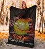 Gift For Mom Softball Mom To Daughter Premium Blanket