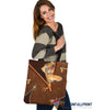 Print Leather Tiger Tote Bag HG