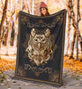 Owl Baby Blanket Owl Lovey Blanket Owl Blanket Sherpa Blanket HG