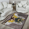 Black Pride Sunflower Angel Black Queen Rug LN Black And Proud Rug
