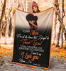 Black Pride Gift For Mom Son to Mom Black Premium Blanket