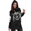 Comma Butterfly Skull Hoodie Dress 005 - designfullprint