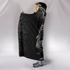 Ultra Soft Wool 3D Ride Or Die Skull Love Hooded Blanket 011 - designfullprint