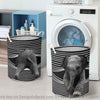 Gift For Elephant Lover Elephant Cute Laundry Basket LN