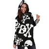 Skull Gift Skull & Crossbones Women's Hoodie Dress