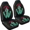 Universal Fit Polyester Fabric 3D Skull Car Seat Cover Set 008 - designfullprint