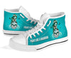 Skull Gift Teal Fight Like A Warrior Ovariant Cancer Awareness Sugar Skull Girl Shoes