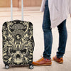 Skull 3D Art Luggage Cover 003 - designfullprint