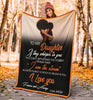 Black Pride Gift For Mom Black Mom And Daughter African American Family Fleece Blanket Mother Day Gift