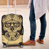 Skull 3D Art Luggage Cover 001 - designfullprint
