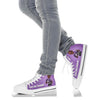 Fight Like A Warrior Melanin Purple Cancer Awareness Shoes