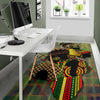 Black Pride Black and Color is Love Area Rug Black And Proud 365