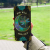 Gift For Hippie Lover Hippie Dragonfly Moon Stay Wild Moon Child Leather Wallet Long Wallet With Black Hand Strap HG