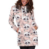 Floral Skull Hoodie Dress 002 - designfullprint