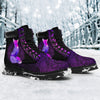 Gift For Fox Lover Gift For Hippie Mandala Purple Fox Henna Boot HG