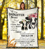 Gift For Mom Mom to Daughter Farm Cow Premium Blanket Gift For Farmer