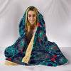 NP Skull Hooded Blanket - designfullprint