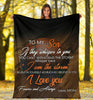 Gift For Mom Basketball Mom To Son Premium Blanket