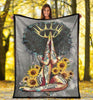 Black Pride Black Queen Sherpa Blanket LN Black And Proud 365