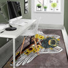 Black Pride Sunflower Angel Black Queen Rug LN Black And Proud Rug