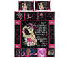Pink Warrior Quilt Bed Set