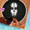 Skull Beach Blanket - designfullprint