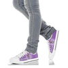 Skull Gift Fight Like A Warrior Purple Sugar Skull Girl Cancer Awareness Shoes