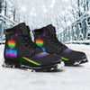 Pride LGBT Love Is Love Hexagon Neon LGBT All-Season Boots LGBT Boot HG