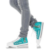 Skull Gift Teal Fight Like A Warrior Ovariant Cancer Awareness Sugar Skull Girl Shoes