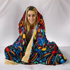Ultra Soft Wool 3D Skull Hooded Blanket 008 - designfullprint