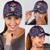 Skull Gift Gift For Hippie Flower Skull And Mandala Party Snapback Hat HG