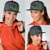 Skull Gift Color Explosion Skull Snapback Hat HG