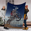 Gift For Mom Motorcross Mom To Son Premium Blanket