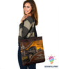 Gift For Trucker Trucker Girl Friend Trucker Wife A Girl Who Loves Her Trucker Tote Bag HG
