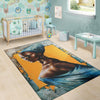 Black Pride African American History Black is Beautiful Area Rug Afro Proud