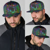 Skull Gift Color Explosion Skull Snapback Hat HG