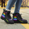 Pride LGBT Love Is Love Hexagon Neon LGBT All-Season Boots LGBT Boot HG