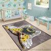 Black Pride Sunflower Angel Black Queen Rug LN Black And Proud Rug