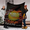 Gift For Mom Softball Mom To Daughter Premium Blanket