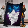 Lovers I take You to Be My Best Friends Premium Fleece Blanket