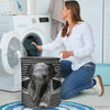 Gift For Elephant Lover Elephant Cute Laundry Basket LN