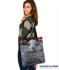 Just A Girl Who Love Goat Tote Bag HG Gift For Farmer