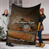 Gift For Mom Baseball Mom to Son Premium Fleece Blanket