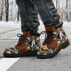 Gift For Native American Gifts for Police Officers Native Pattern All-Season Boots Police Boot HG