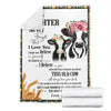 Gift For Mom Mom to Daughter Farm Cow Premium Blanket Gift For Farmer
