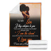 Black Pride Gift For Mom Son and Mom Black American Family Best Sherpa Blanket Mother Day Gift