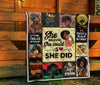 Black Pride Black Queen Power Quilt